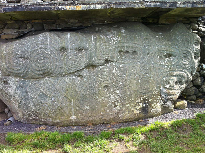 Megalithic art at Newgrange